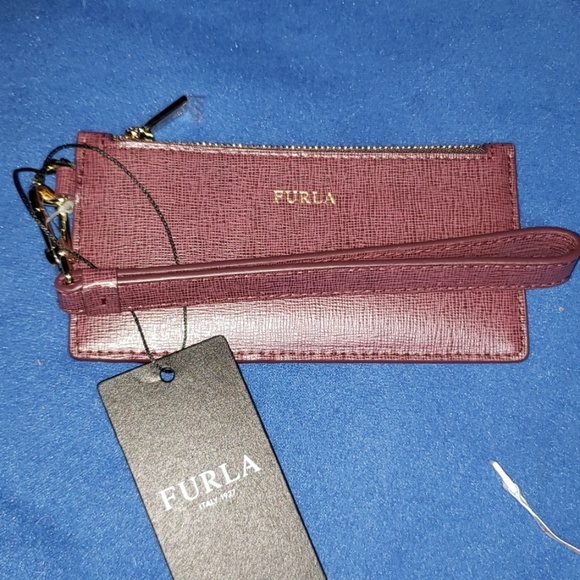 Furla Purple Card Holder/Change Purse - Picture 1 of 3